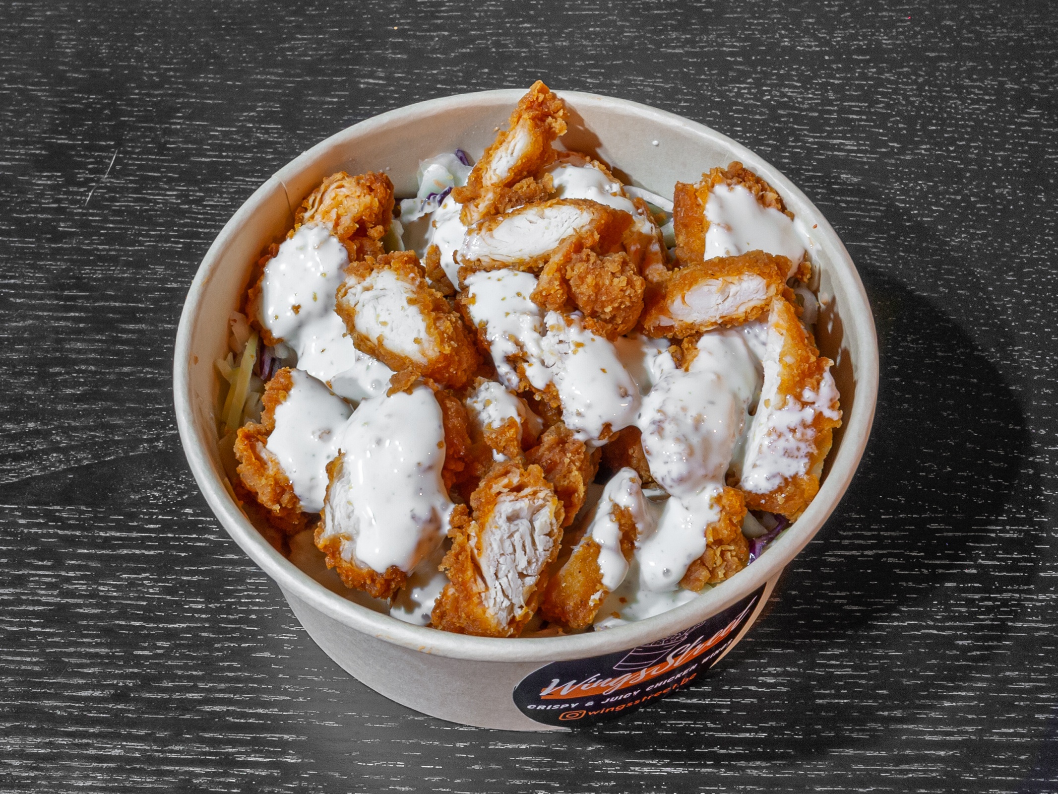 Chicken Coleslaw Crispy